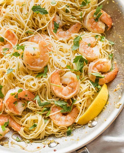 Easy Shrimp Scampi Pasta