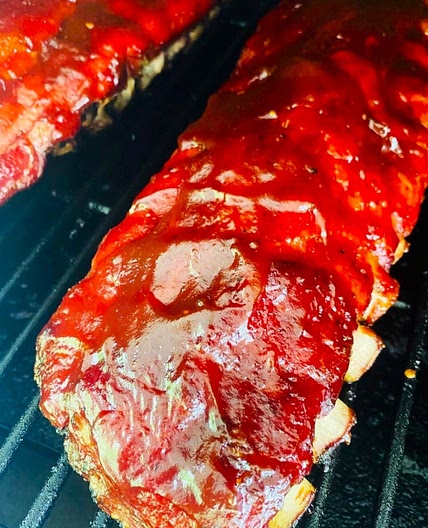 Smoked Fireball Whiskey Ribs