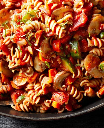 Vegetable Cacciatore with Rotini