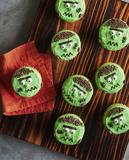 Frankenstein Cupcakes