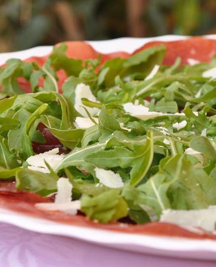 Carpaccio di bresaola e rucola