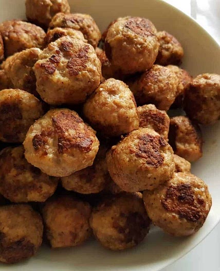 Beef and pork meatballs