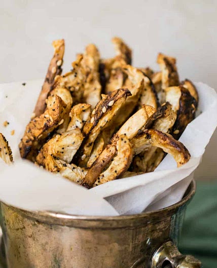 Celeriac Everything Oven Fries