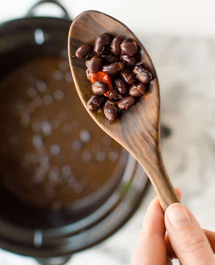 The BEST Slow Cooker Black Beans