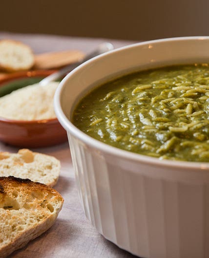 Italian Green Soup (Minestra Verde) With Pastina Recipe