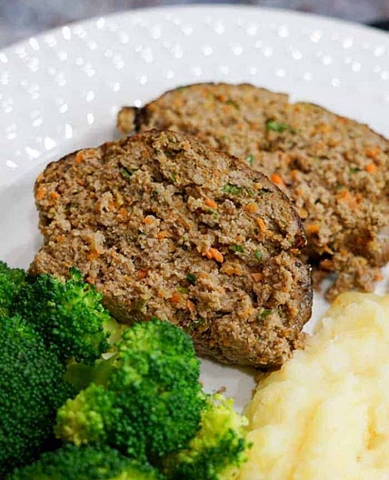 Air Fryer Eggless Meatloaf (AIP, Paleo, Whole30)