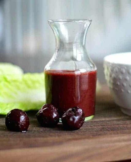 5 Ingredient Cherry Balsamic AIP Salad Dressing (AIP, Paleo, Vegan)