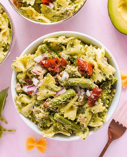 Green Tuna Pasta Salad