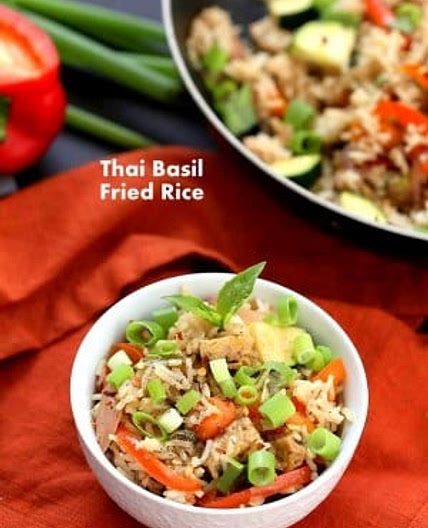 Vegan Thai Basil Fried Rice