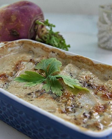 Turnip Gratin Dauphinoise