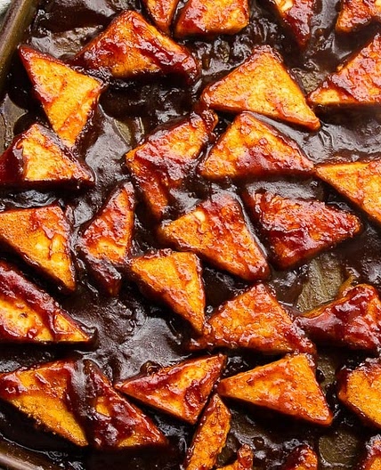 Crispy Baked BBQ Tofu