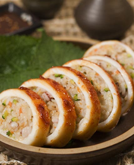 고추장오징어순대구이