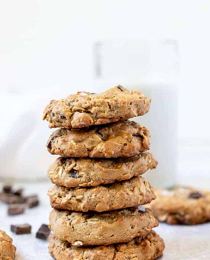 Best Vegan Oatmeal Chocolate Chip Cookies