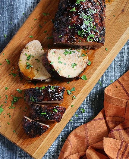 Fig Balsamic Pork Tenderloin