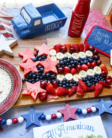 Patriotic Fruit Salad