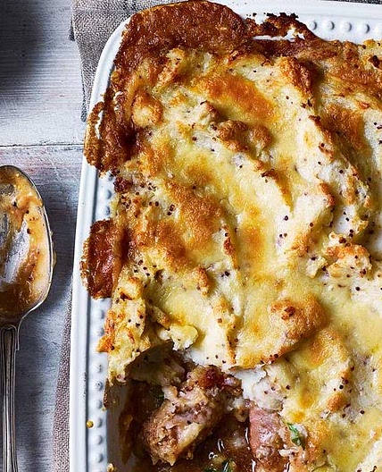 Sausage and mash pie