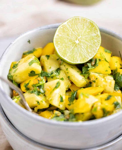 Mango Pineapple Habanero Salsa