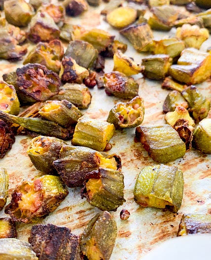 Easy Baked Frozen Okra Recipe