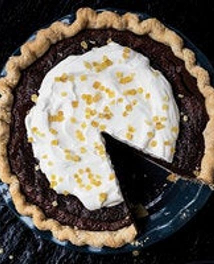 Chocolate Ginger Chess Pie