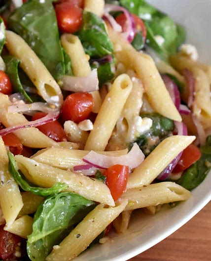 Spinach Pasta Salad
