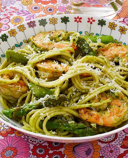 Shrimp Pesto Pasta