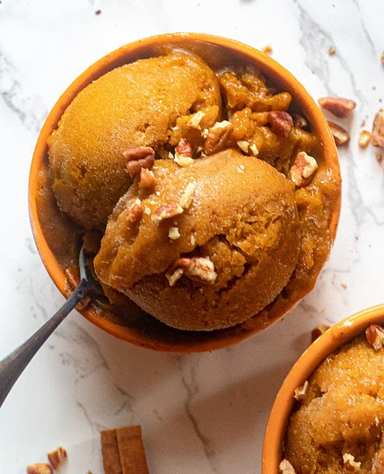 Pumpkin Nice Cream - Healthy Pumpkin Ice Cream Recipe