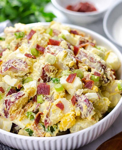 Potato Salad with Bacon and Egg