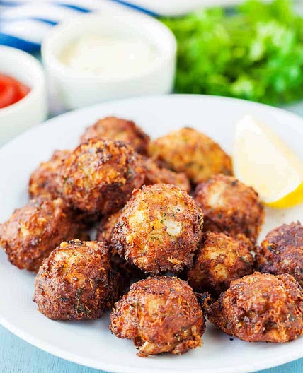 CHEESY WALLEYE NUGGETS