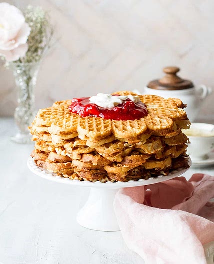 Norwegian Waffles Recipe (Heart Waffles)