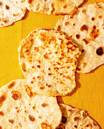 Easy Flatbread Recipe (only 2 Ingredients!)
