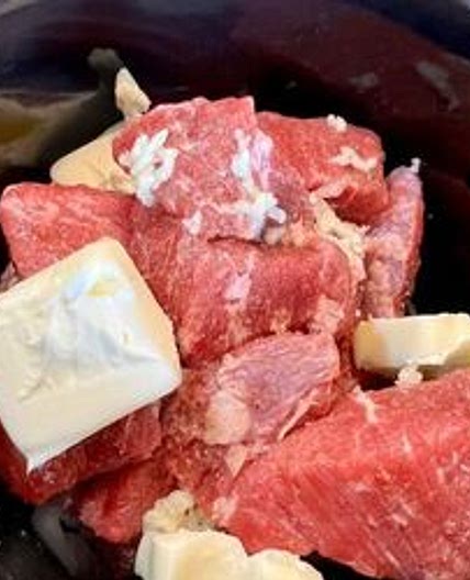 Crockpot Garlic Butter Steak Bites