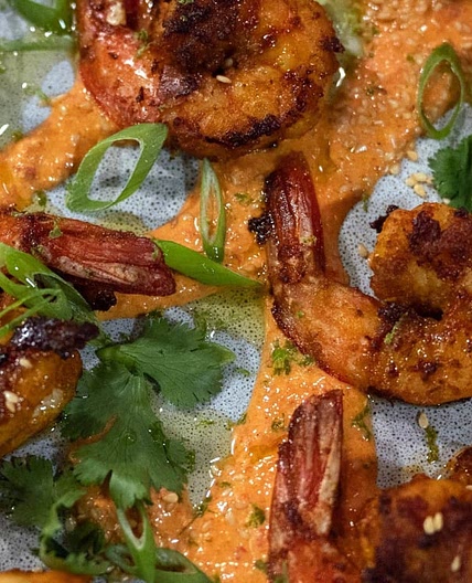 Crispy Shrimp with Smoky Piquillo Pepper Sauce Recipe