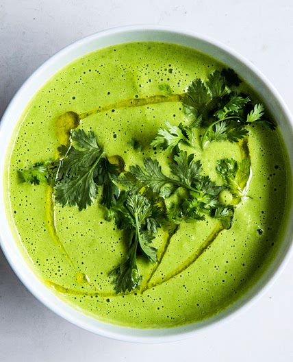 Cucumber-Tomatillo Gazpacho
