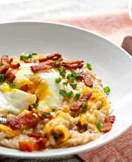 Bacon Cheddar Savory Oatmeal