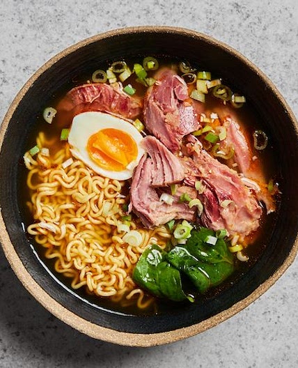 Ham-broth Ramen Noodle Soup