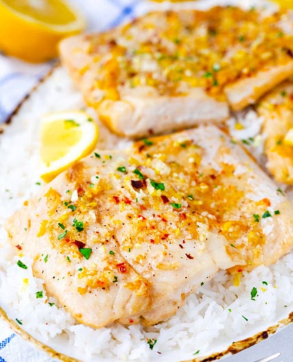 Baked Lemon Garlic Tilapia