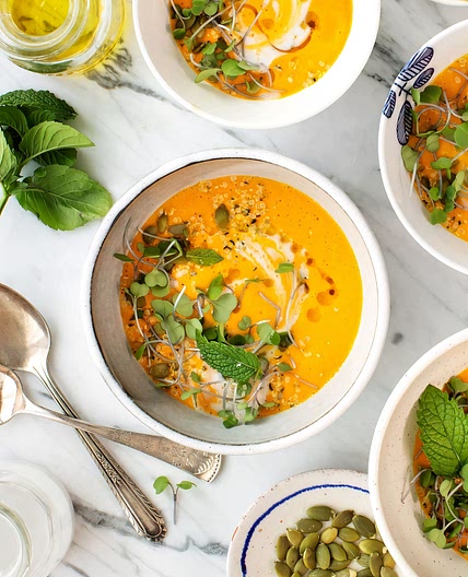Carrot Coconut Soup