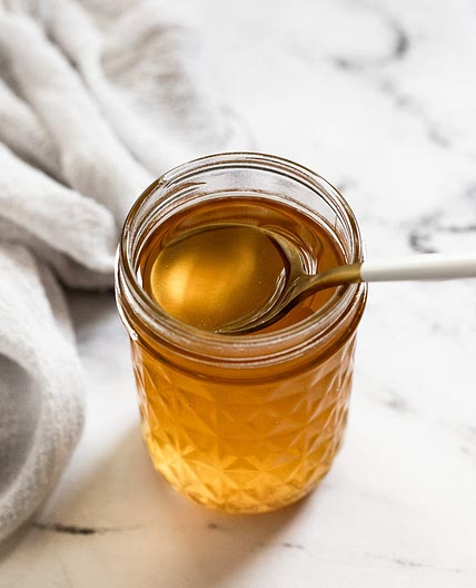 Homemade Caramel Simple Syrup