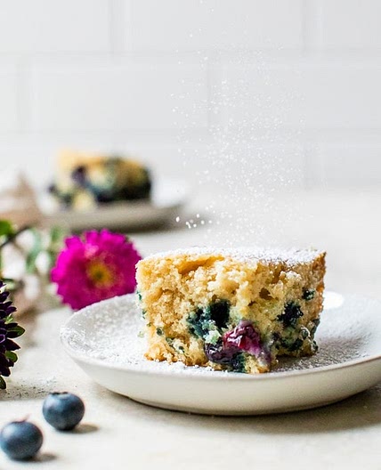 Easy Blueberry Buttermilk Cake