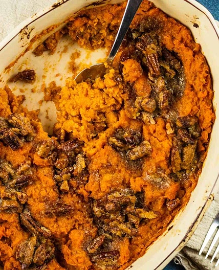 Sweet Potato Casserole with Pecans