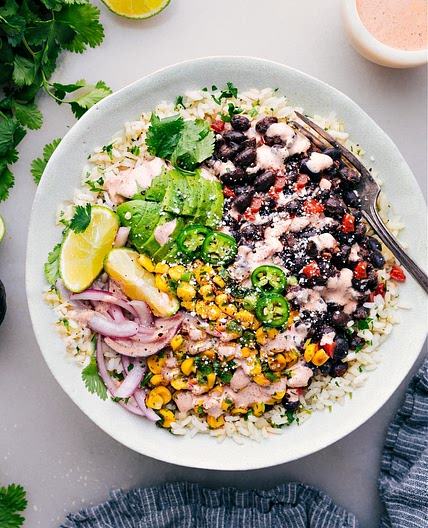 Black Bean Burrito Bowls