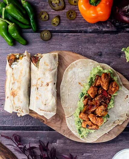 Chicken Fajita Wraps