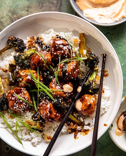 Weeknight Sticky Honey Garlic Meatballs