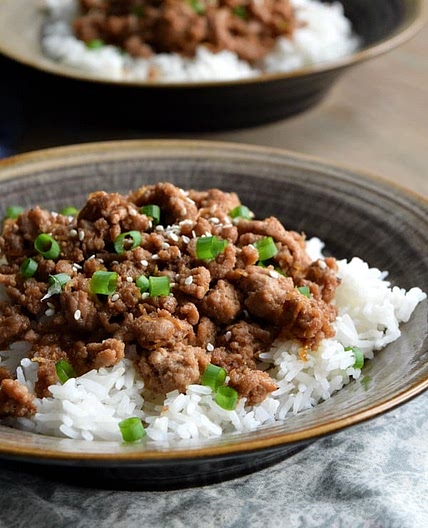 Korean Ground Turkey & Rice Bowls
