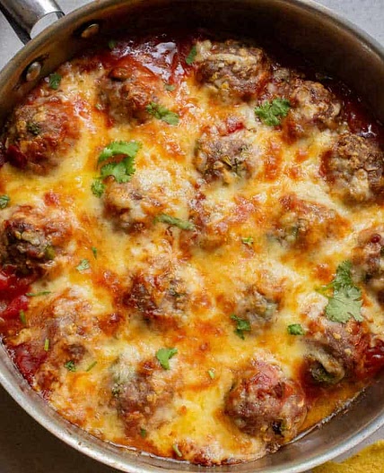 Baked Mexican Meatballs