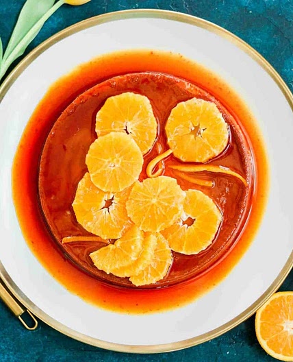 Delicious Orange Flan Recipe (Flan de Queso con Naranja)