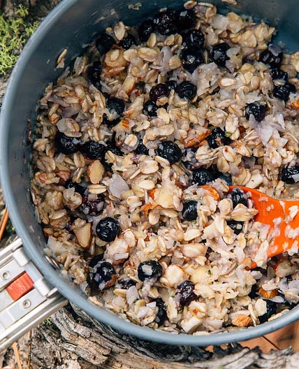 Blueberry Coconut Oats
