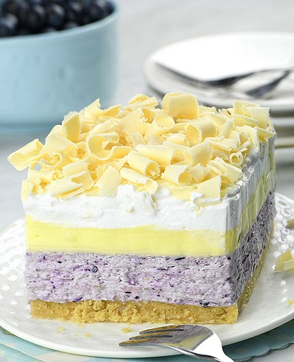 Lemon Blueberry Lasagna