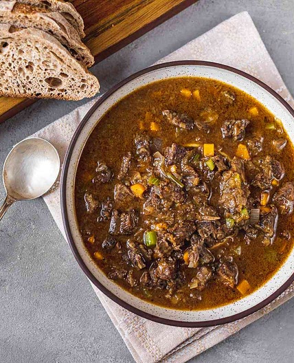 Homemade Oxtail Soup