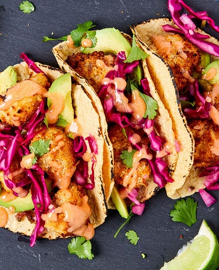 Air Fryer Cauliflower Tacos